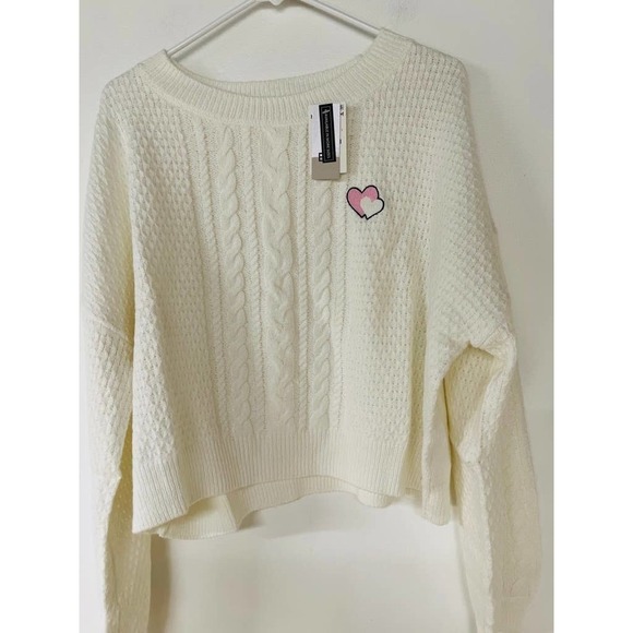 Nordstrom BP. Ivory Heart Sweater - Picture 6 of 11